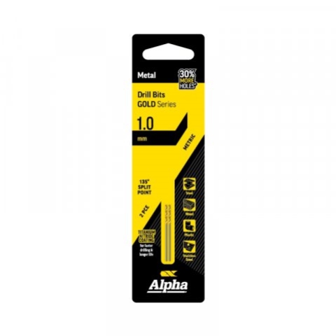 ALPHA JOBBER DRILL METRIC   1.0 MM