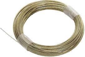 BRAIDED CUT OUT WIRE - GOLD 21.95m