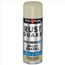 WHITE KNIGHT RUST GUARD CLASSIC CREAM EPOXY ENAMEL