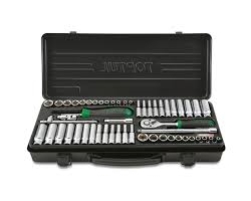 SOCKET SET 1/4" DR  STD & DEEP SAE/MM 54PC GBA5440