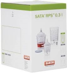 SATA RPS 0.3L DISPOSABLE CUPS 125UM  40PK