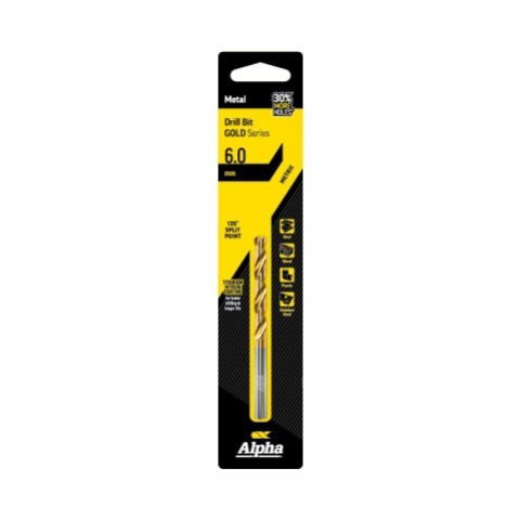 ALPHA JOBBER DRILL METRIC   6.0 MM