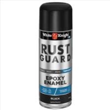 WHITE KNIGHT RUST GUARD SATIN BLACK EPOXY ENAMEL