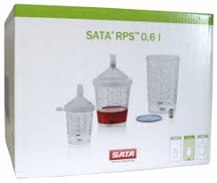 SATA RPS 0.6L DISPOSABLE CUPS 200UM  60PK