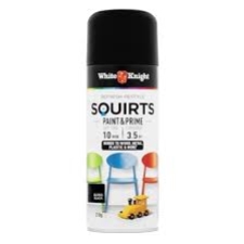 WHITE KNIGHT SQUIRTS GLOSS BLACK 310G CAN