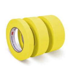 18MM AUTO REFINISH 3M YELLOW MASKING TAPE 6652 EACH