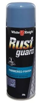 WHITE KNIGHT RUST GUARD HAMMER FINISH BLUE 350GM