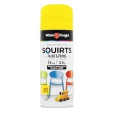WHITE KNIGHT SQUIRTS FLUORO YELLOW 310G CAN
