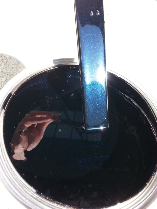 BLACK SHIMMER BLUE PEARL CUSTOM 2 PACK 4 LITRE