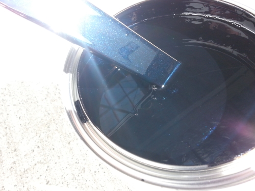 BLACK SHIMMER BLUE PEARL CUSTOM LACQUER 4 LITRE