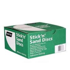 STICK 'N' SAND DISC P180 150MM NO HOLE A297