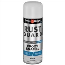 WHITE KNIGHT RUST GUARD FLAT WHITE EPOXY ENAMEL