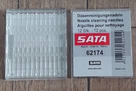 SATA NOZZLE CLEANING NEEDLES 12 PACK 62174