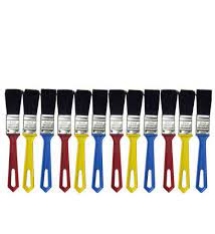 PLASTIC BUDGET BRUSHES 12PACK