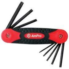 FOLDING HEX KEY SET 7PC 1.5-6MM