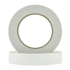 CLEAR DOUBLE SIDED TAPE TISSUE ACRYLIC ADHESIVE 6MM