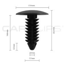 BOX1 GM & FORD CLIPS  25PK CC10004