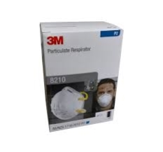 3M P2 PARTICULATE RESPIRATOR MASKS 8210 (20 PER BOX)