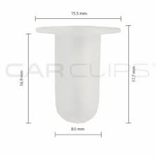 BOX6 BMW BARREL NUT CLIPS  25PK CC10023