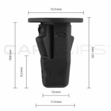 BOX30 TOYOTA SCREW GROMMETS  25PK CC10344