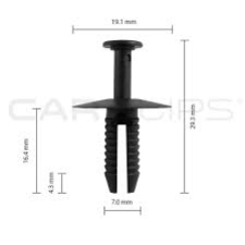 BOX28 BMW CLIPS  25PK CC10335
