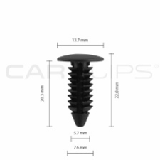 BOX26 CHRYSLER XMAS TREE CLIPS  25PK CC10243