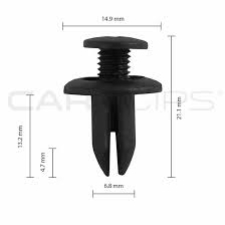 BOX9 TOYOTA & MAZDA CLIPS  25PK CC10044