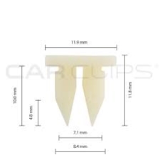 BOX7 MITSI/TOYOTA/GM SCREW GROMMETS 25PK CC10026