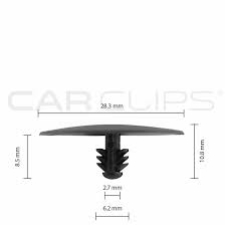 BOX27 NISSAN PAD CLIPS  25PK CC10284