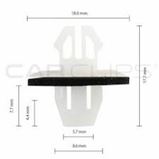 BOX35 TOYOTA FLARE CLIPS  25PK CC10378