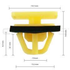 BOX246 HYUNDAI/KIA ROCKER PANEL CLIPS  25PK CC10361