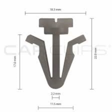 BOX48 NISSAN GRILLE CAR CLIPS  25PK CC10545
