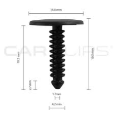BOX221 GM CAR CLIP 25PK CC10514