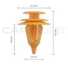 BOX62 TOYOTA CLIPS  25PK CC10624