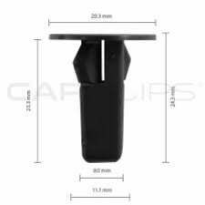 BOX67 TOYOTA SCREW GROMMETS  25PK CC10664