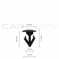 BOX59 HONDA BONNET CLIPS 25PK CC10587