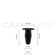 BOX44 SMALL HONDA/NISSAN CLIPS  25PK CC10484