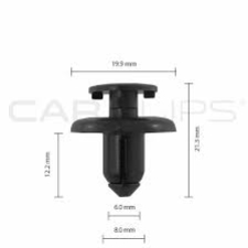 BOX121 MAZDA LINER CLIPS 25PK CC10636