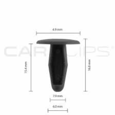 BOX222 MAZDA/NISSAN HOOD CLIPS 25PK CC10596