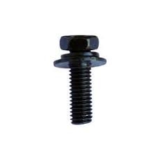 BOX127 BLACK BOLTS M8 X 25 PER PACK