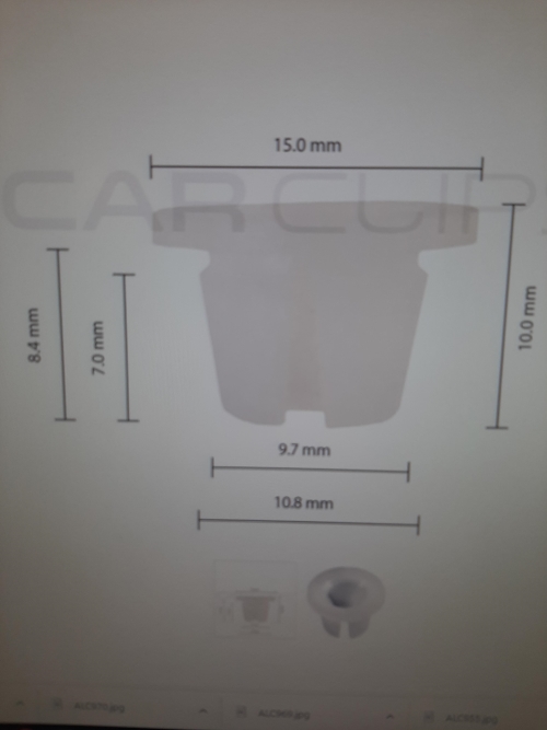 BOX230 HYUNDAI/KIA RETAINER CLIPS  25PK CC10972