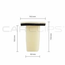 BOX10 MTISUBISHI LARGE SCREW GROMMETS 25PK CC10075