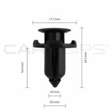 BOX69 MITSUBISHI/HONDA PUSH-IN CLIPS  25PK CC10680