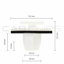 BOX225  HYUNDAI CLIPS  25PK CC10828