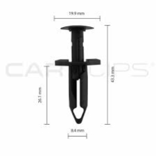 BOX79 GM & FORD LINER CLIPS  25PK CC10886