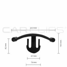 BOX77 OPEL PAD CLIPS  25PK CC10844
