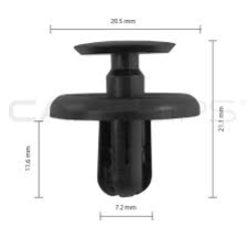 BOX80 TOYOTA/LEXUS LINER CLIPS  25PK CC10893