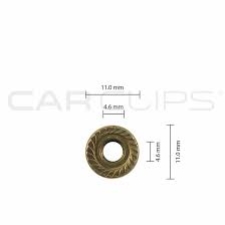 BOX111 M5 FLANGE NUTS  25 PER PACK CC32114
