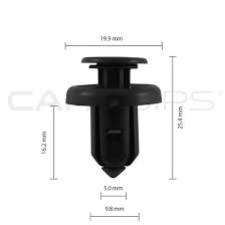 BOX83 TOYOTA BUMPER RETAINER CLIPS  25PK CC10955