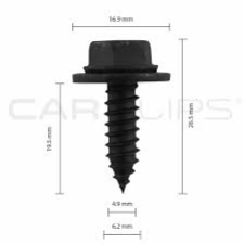 BOX102 GM/MULTI-USE SEM SCREW 6MM x 20MM CC32076